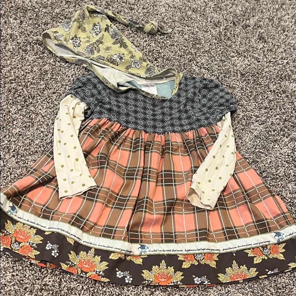 Matilda Jane Yellow and Black Patterned Dress